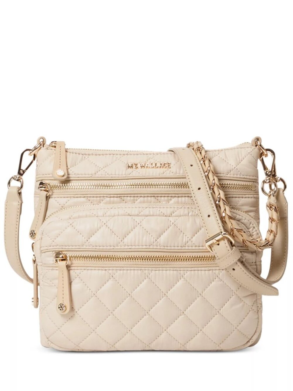 Downtown Crosby Crossbody Bag MZ Wallace Buff/Light Gold  $325.00